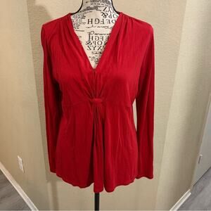 Talbots top red size small‎